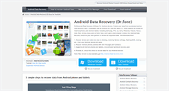 Desktop Screenshot of android-data-recovery-software.com